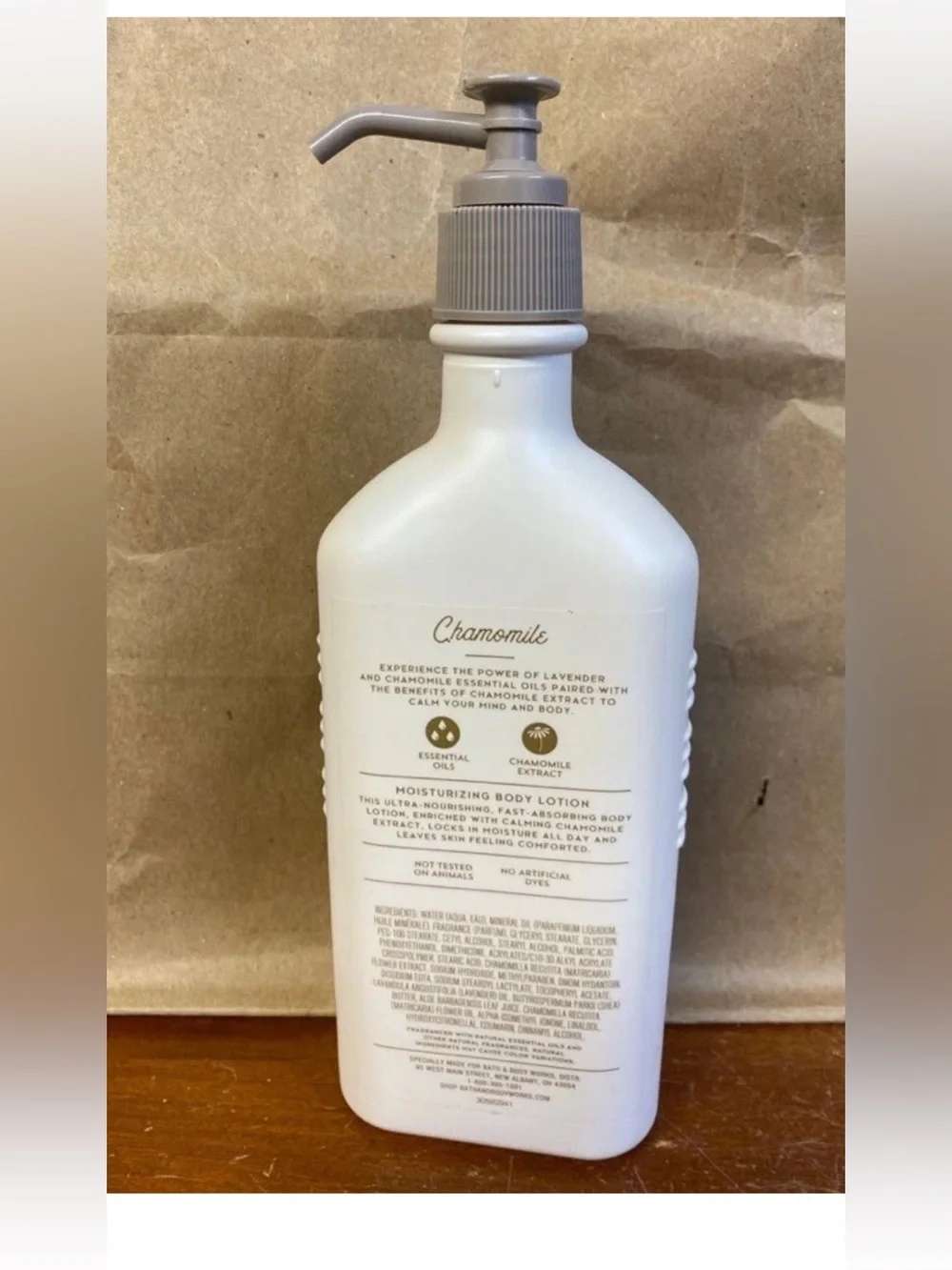 Bath & Body Works Aromatherapy Calming Chamomile Lavender Body Lotion 6.5 Oz New